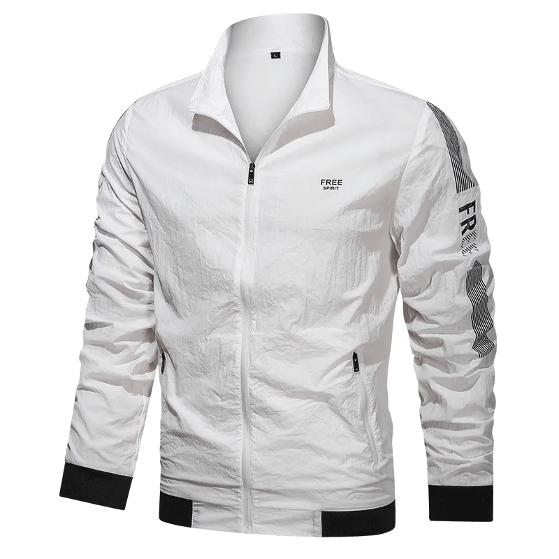 Ветрозащитная велосипедная куртка мужская Тонкая Водонепроницаемая ветровка от