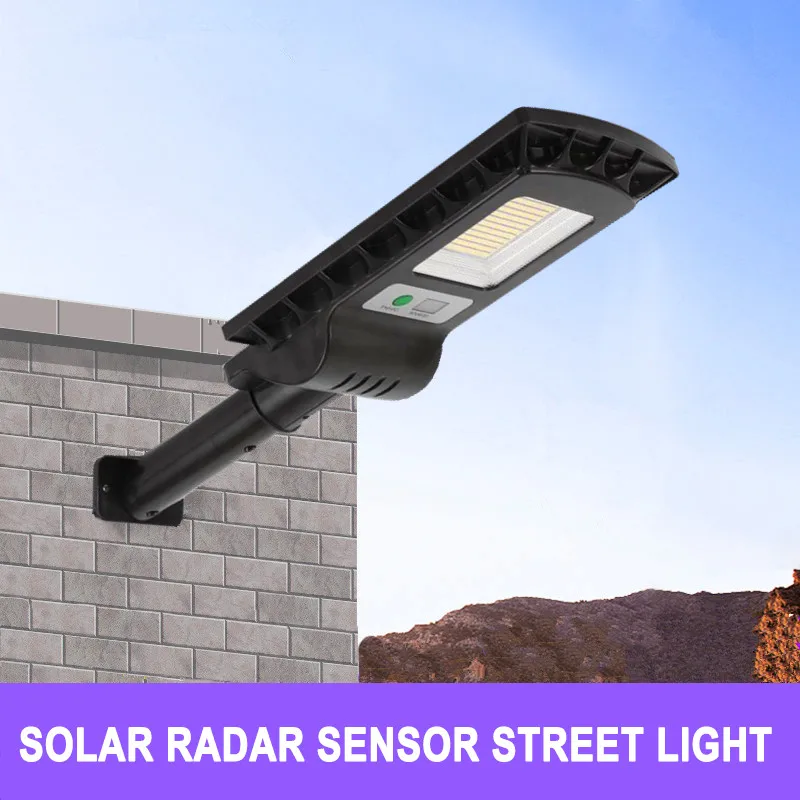 Светодиодный настенный светильник с солнечной панелью и датчиком радара 180 в/3 2