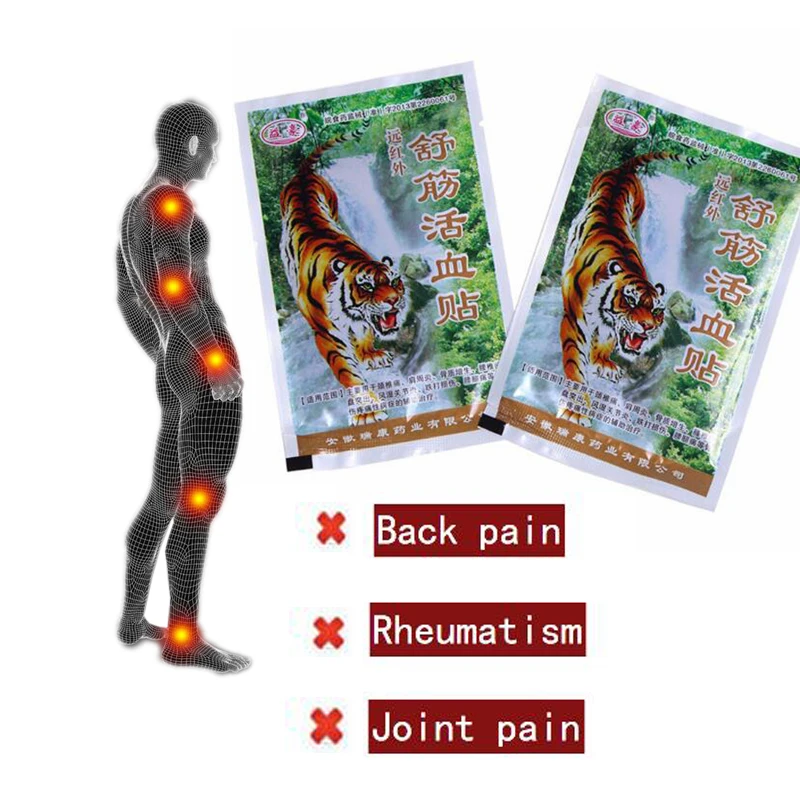 80 шт Медицинский пластырь от боли рельеф подкладка far IR обработки Tiger Balm для облегчения при ревматизме