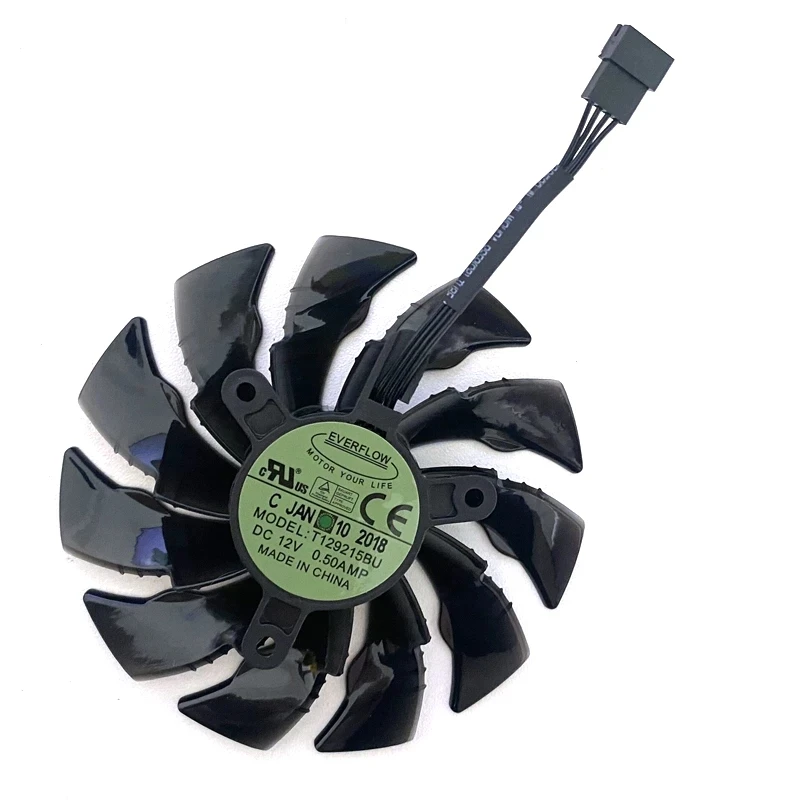 Новый 95 мм 4PIN T129215BU PLD10015B12H вентилятор GPU для GIGABYTE AORUS GeForce GTX 1060 Xtreme GTX1080 1080 Ti RTX 2060 |
