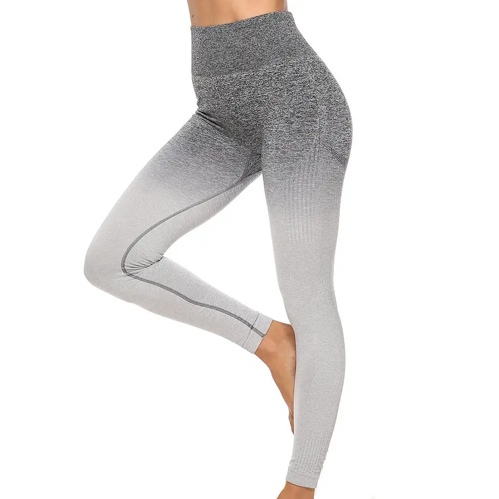 

Running Pants Sport Pants Workout Sports High Waist Nylon Yoga Fitness Fitness Pants Gym Gradient Yoga Pants