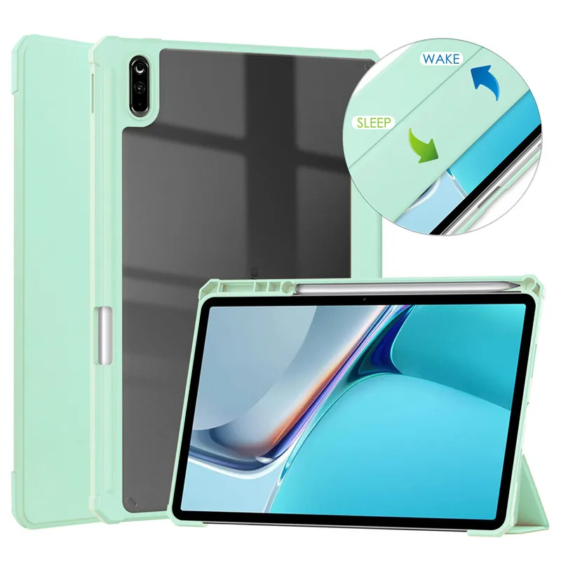 

Чехол для планшета Huawei MatePad 11 дюймов, умный чехол-подставка для планшета Huawei Matepad 11 2021, защитный прозрачный чехол