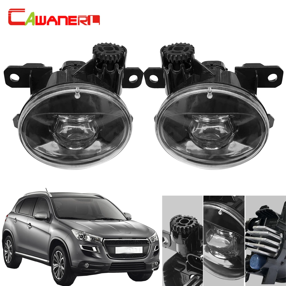 Cawanerl для 2012 2017 Peugeot 4008 автомобильный 4000LM противотуманный фонарь в сборе объектив