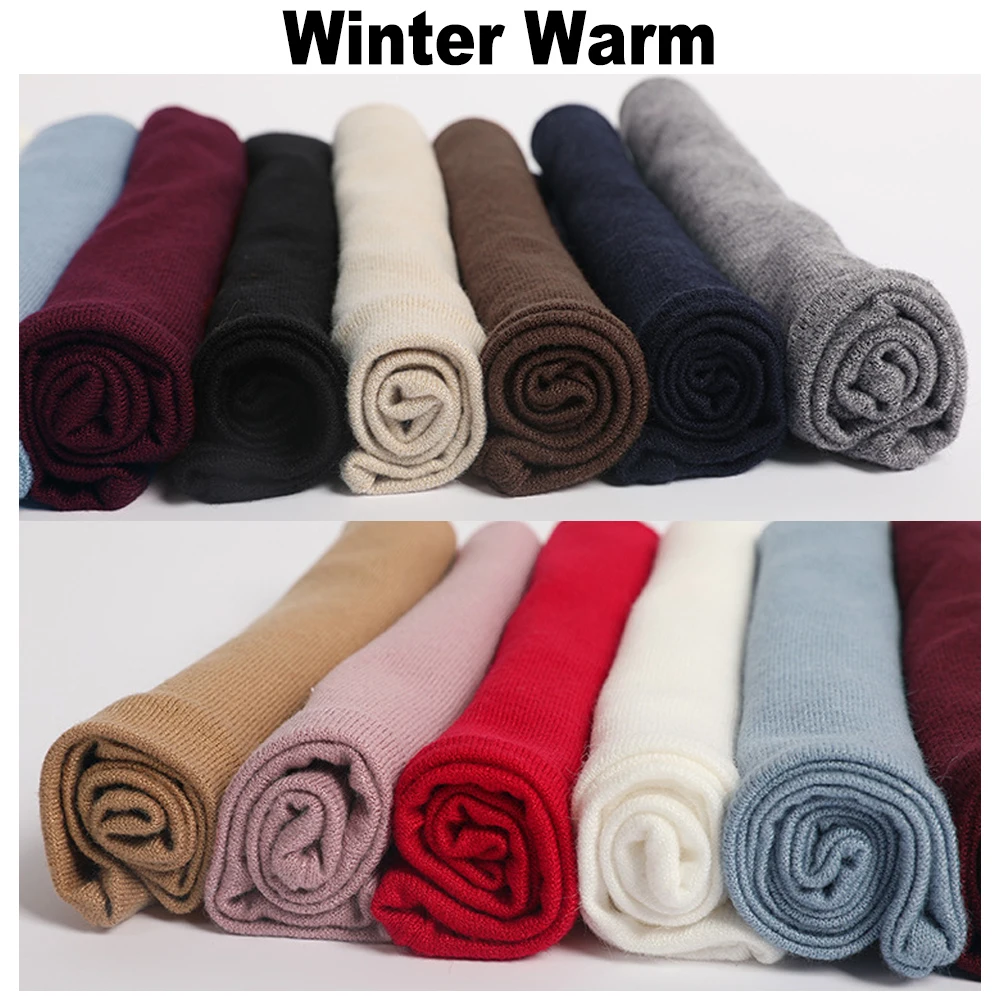 Зимний модный вязаный шарф зимний теплый для шеи шарфы улицы лыжная маска лица