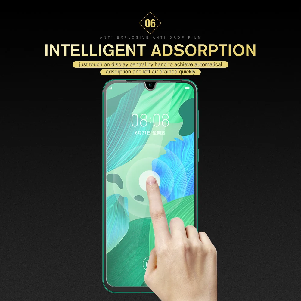 3D закаленное стекло для Huawei Y9 Y6 Prime Y7 2019 2018 P умная Защита экрана Honor 9X 8X Nova 5T 3