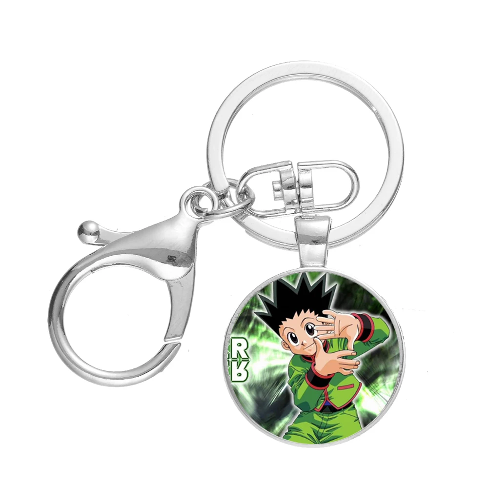 Трендовый брелок Hunter x из аниме Killua Zoldyck Kurapika фигурка постер стеклянный купол для