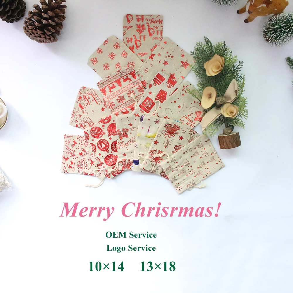 Новогодняя сумка Jingle Bells праздничный декор саше Подарочный органайзер