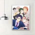 Картина на холсте домашний декор скандинавский Wotakoi Love Is Hard For Otaku картина аниме Настенная картина HD печать для гостиной плакат модульный