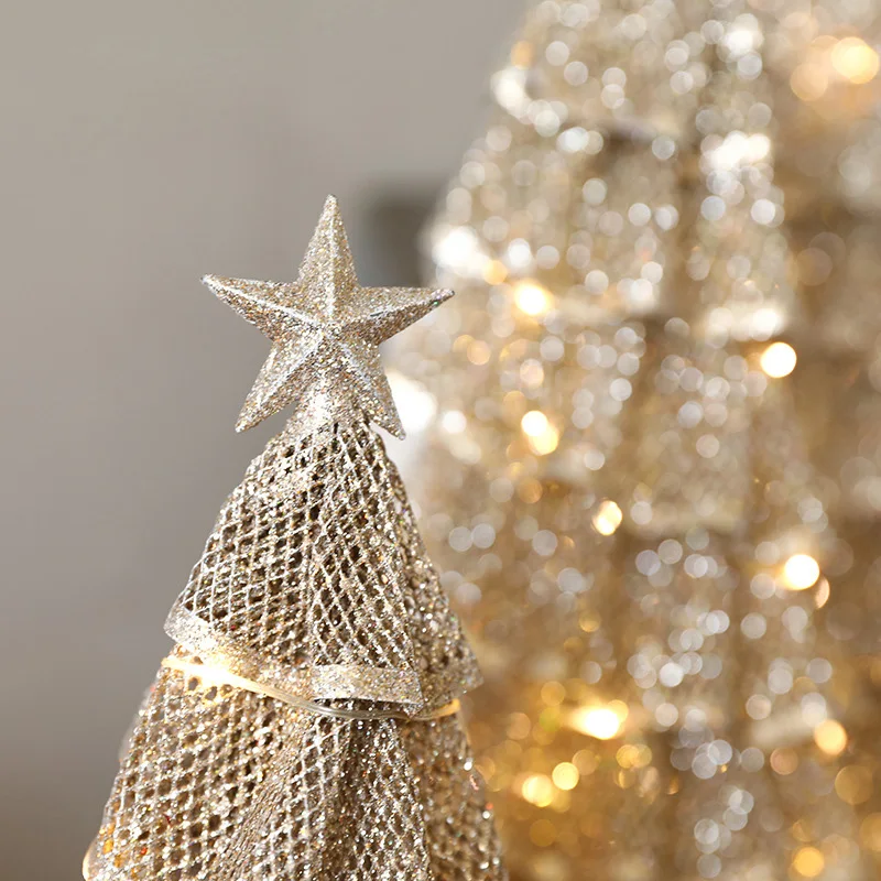 Скандинавские железные поделки светодиодные украшения для рождественской елки