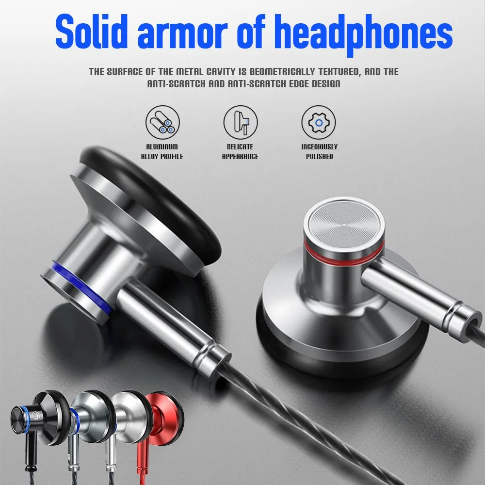 Наушники вкладыши Platinum Code A6 с пшеничным проводом проводные Hi Fi наушники плоской