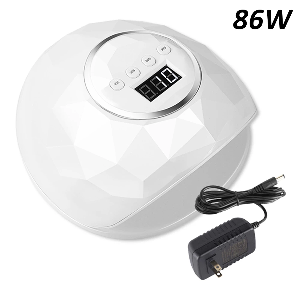 86W F6 White US Лампы для ногтей УФ-Сушилка для ногтей лампа UVLED 48 Вт SUNONE Маникюр УФ лампа для маникюра Гель-лак сушка для ногтей Гель-лак отверждение - Цвет: 86W F6 White US