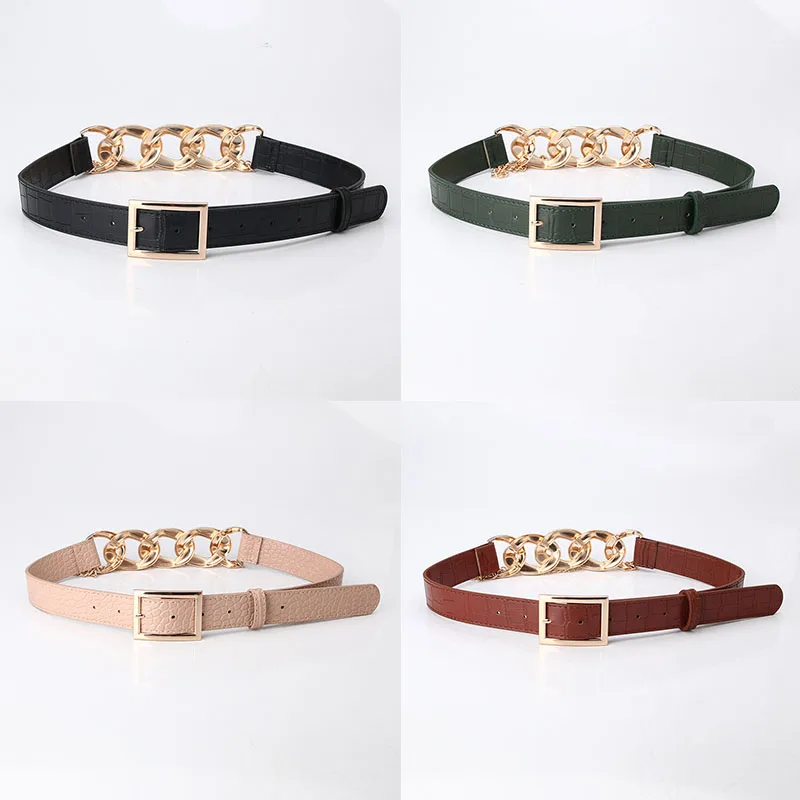 

PU Leather Retro Women's Belt Dress Business Suit Decoration