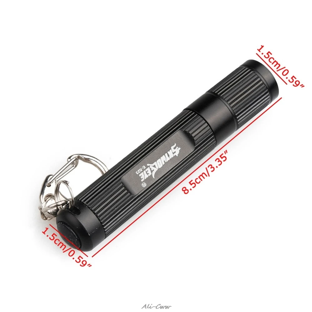

Waterproof 2000LM LED Pocket Flashlight 3 Modes Keychain Keyring Torch Penlight Portable