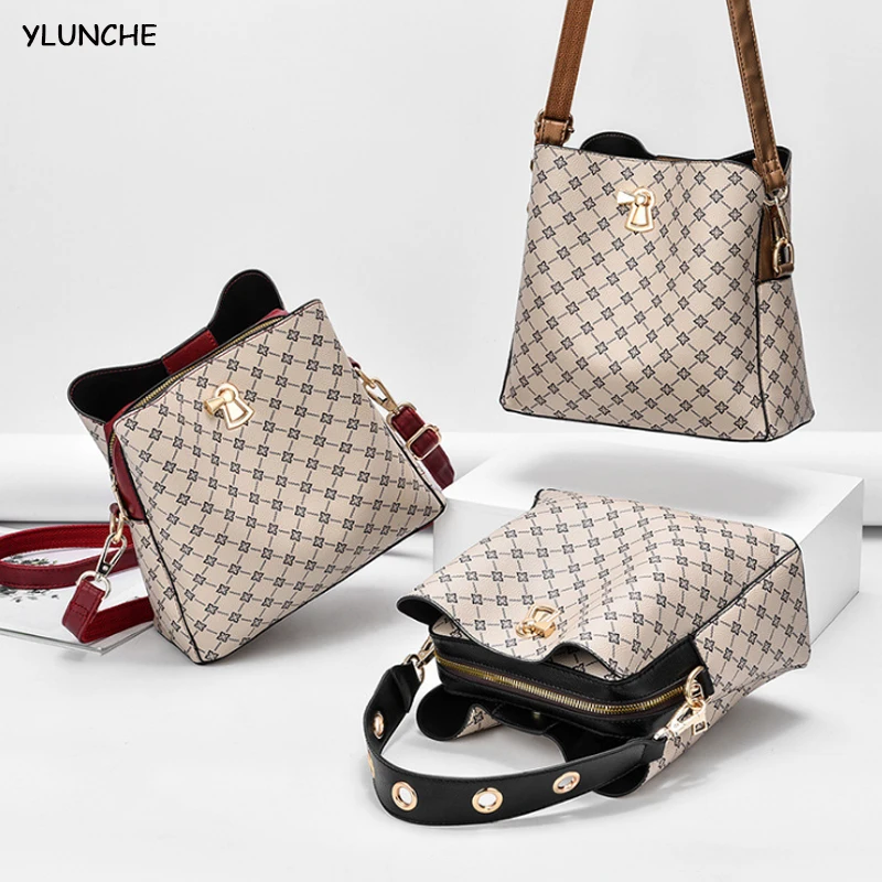 

YLUNCHE женская сумка, сумка через плечо, ручная сумка, модный тренд 2020, сумка-мессенджер в новом стиле, сумка в стиле ретро с принтом, сумка на пл...