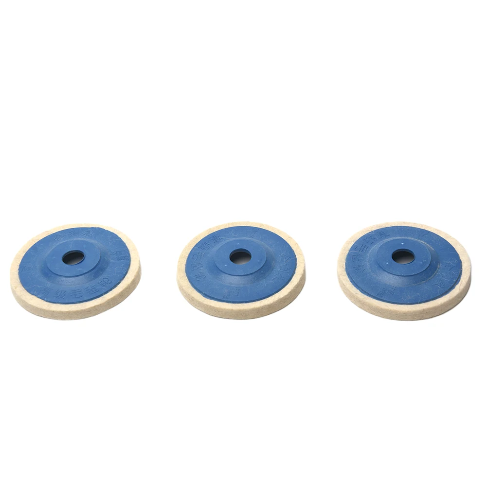 

3pcs Abrasive Tools Multifunctional Repair Mirror Glass Useful 4inch 100mm Angle Grinder Polishing Round Artificial Wool Wheel