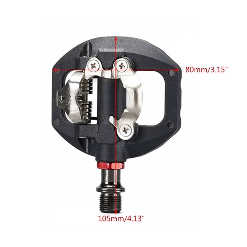 

1 Pair MTB Mountain Road Bike Cleats Clipless Pedals Bicycle SPD Self-locking Pedal Replacement
