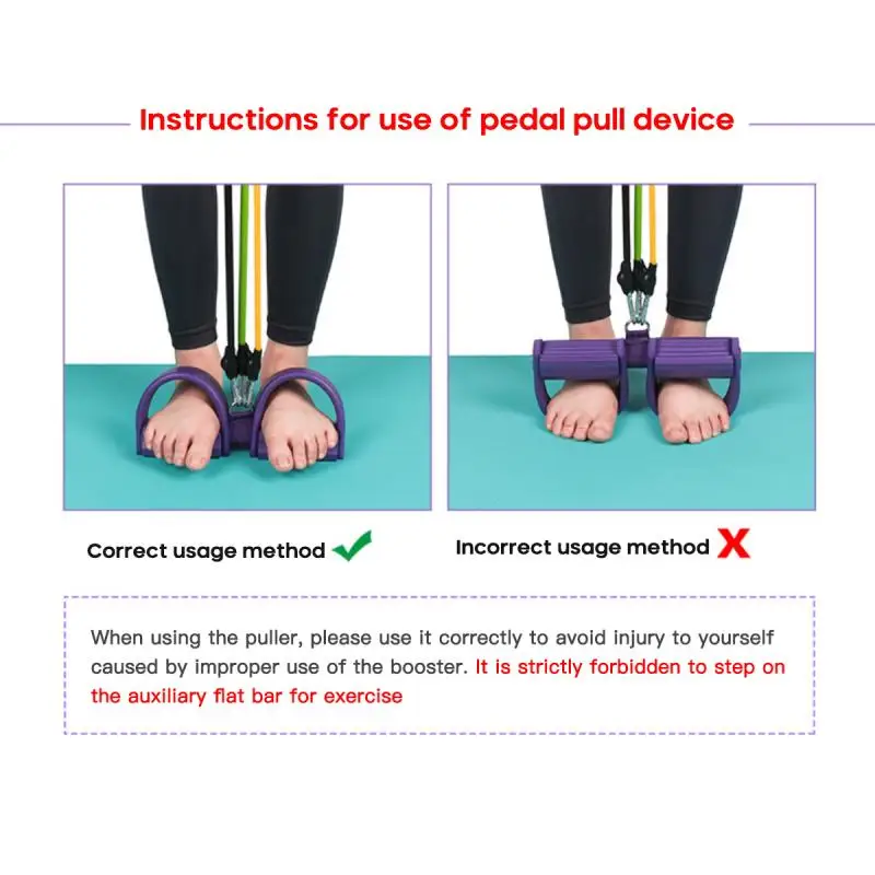 

5 Resistance Elastic Pull Ropes Exerciser Rower Belly Tension Rope Band Home Gym Sport Training Elastic Bands For Fitness Parts