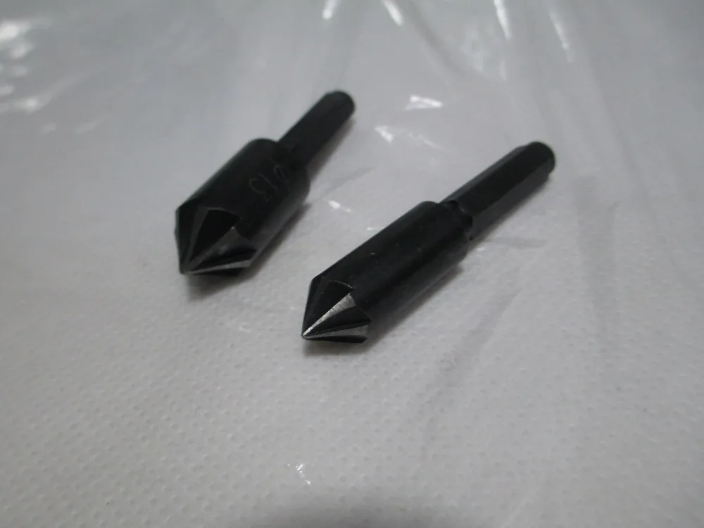 Набор сверл с шестигранным хвостовиком 2 шт. 7 зенкеров Концевая раковина Hcs фаска