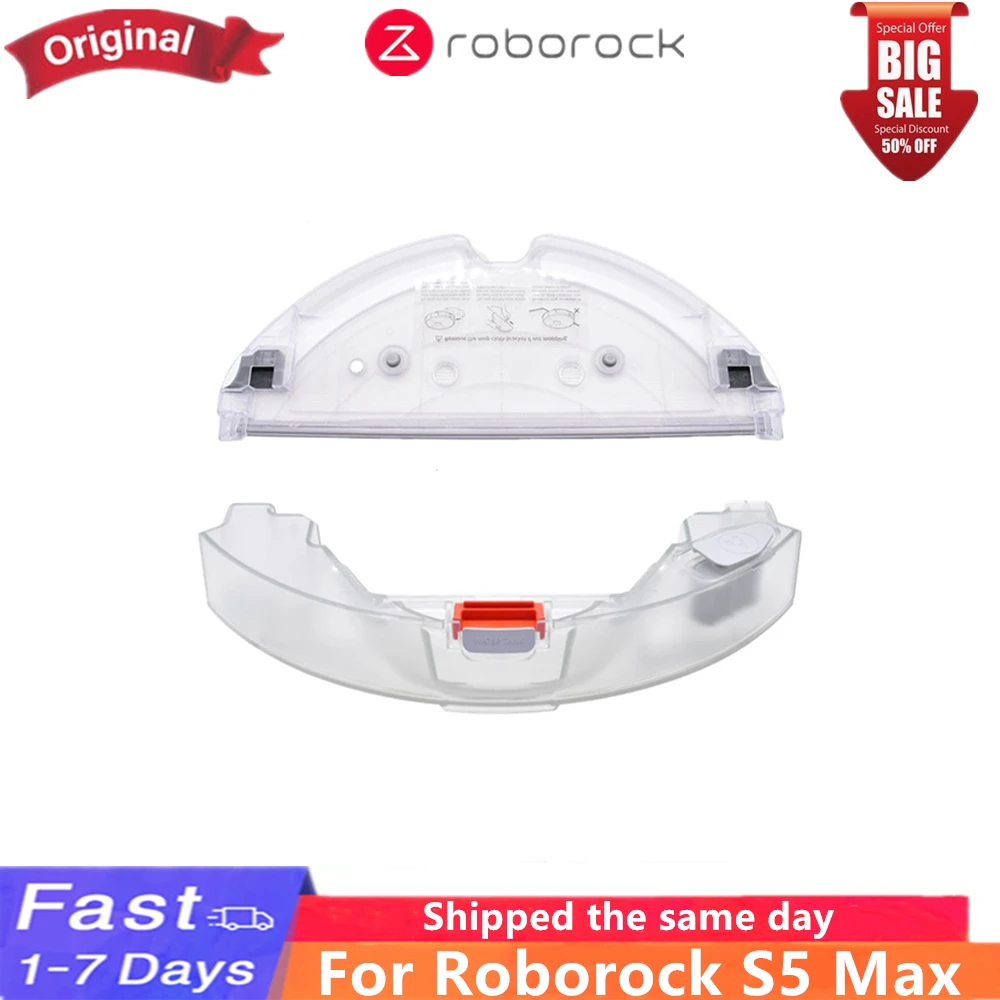 

Original Roborock S5 Max Vacuum Sweeping Robot Electric Control Water Tank Water Tank Tray Accessories Spare Parts Accessories