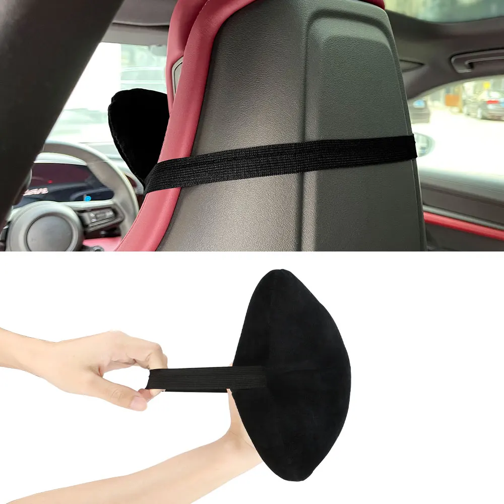 Подушка для головы с поддержкой шеи для автомобиля Car Seat Headrest Pillow Neck Support Auto Accessories For VW Volkswagen TSI TDI 4Motion Jetta Tiguan Touareg Beetle Arteon.