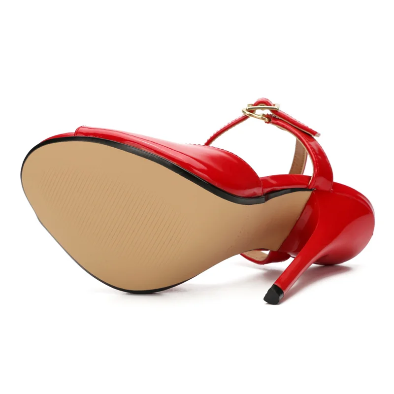 Сандалии женские на высоком каблуке 13 см босоножки летняя обувь размеры 37-48 |