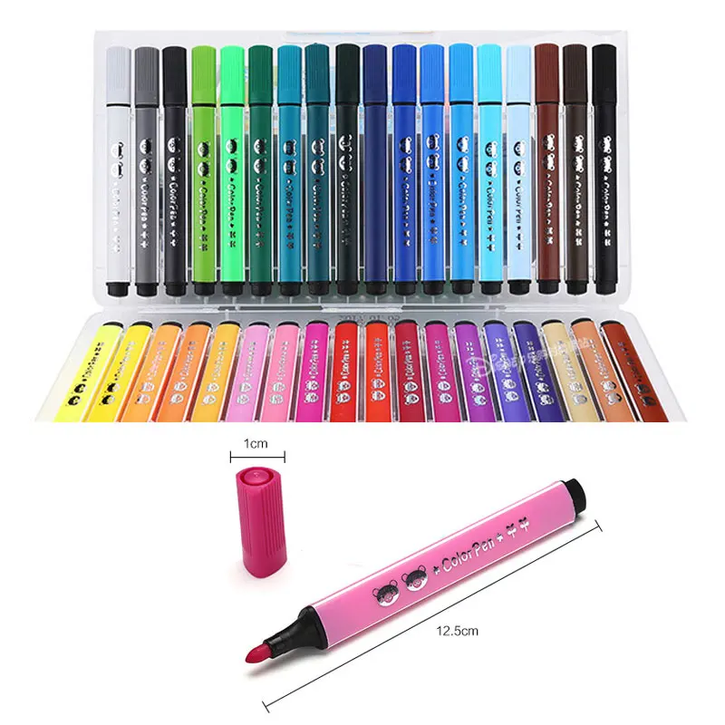 Моющееся Рисование маркером акварельные ручки на основе окрашивающие маркеры