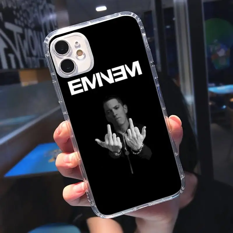 

Rapper eminem Phone Cases for iPhone 11 Pro X XS Max XR 5 SE 6 S 7 8 Plus Samsung Galaxy A 21s 71 S 8 9 10 Plus note 20 Ultra
