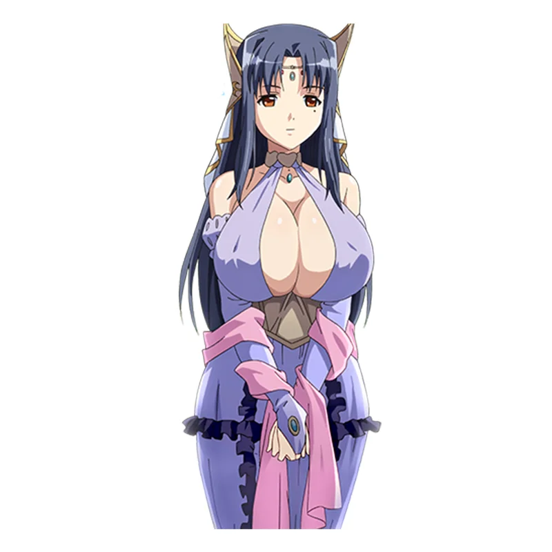 

Car Styling Sexy Girl Kyonyuu Fantasy Anime JDM Roxanne De Dejiiru Render Cartoon Beauty Car Stickers and Decals KK13*6cm