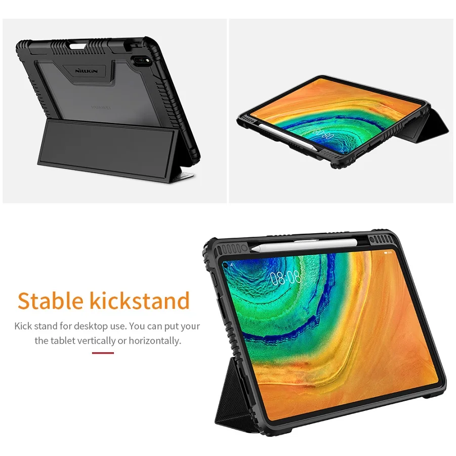 for huawei mate pad pro case 10 8 magnetic nillkin pu leather flip cover pc back cover for huawei matepad pro 5g 10 4 protector free global shipping