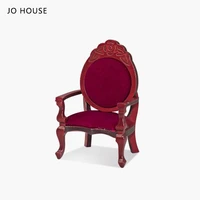 jo house 112 dollhouse mini wooden palace chair minatures model dollhouse accessories