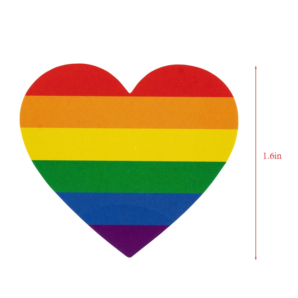 1000 шт 4 см персональная Радуга I Love Gay порно Сексуальная ПВХ наклейка в форме