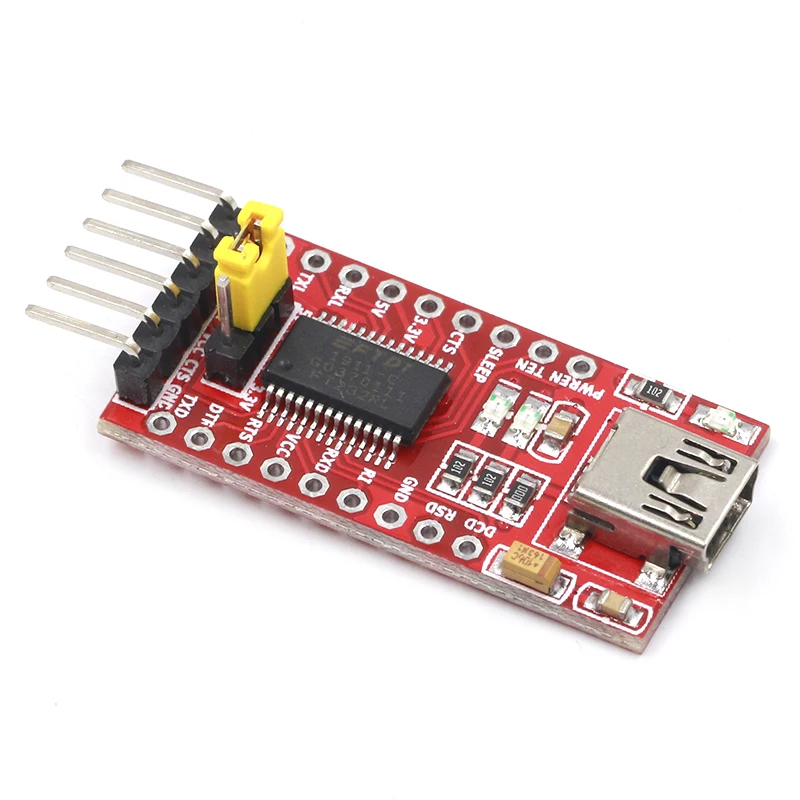 Последовательный модуль адаптера FT232RL FTDI USB 3 В 5 в TTL для мини порта Arduino FT232.