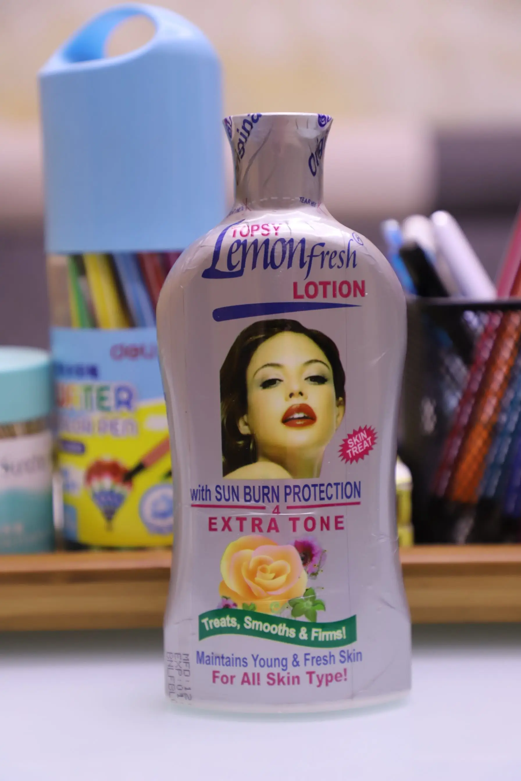 TOPSY лимонный Свежий лосьон | Экстра белый и тон 250 мл|pain reliever|pain backpain plaster