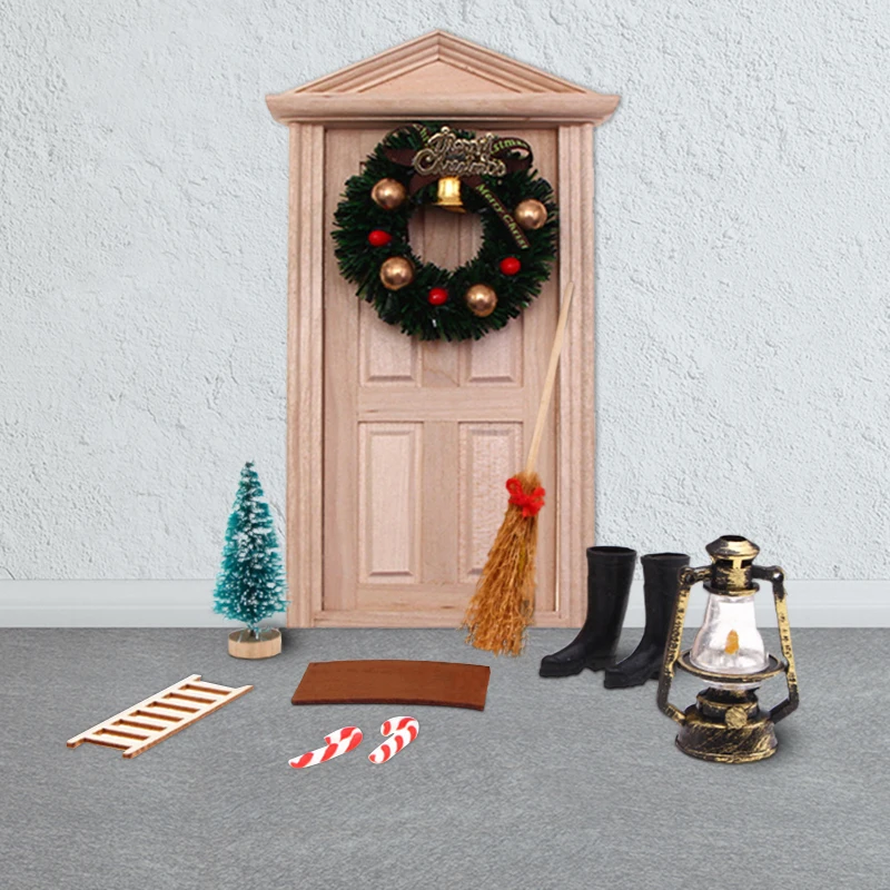 

Миниатюрное Рождественское украшение для дома «сделай сам», миниатюрные фигурки, творческие тематические праздничные реквизиты, украшени...