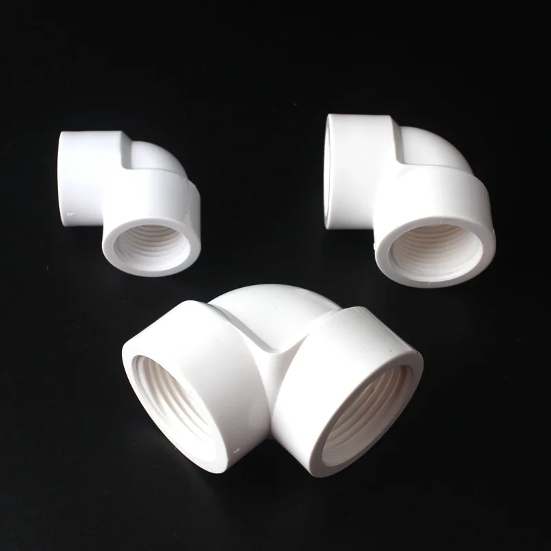 Соединитель локтя из ПВХ для водопроводной трубы 1/2 дюйма 3/4 1 дюйм внутренняя