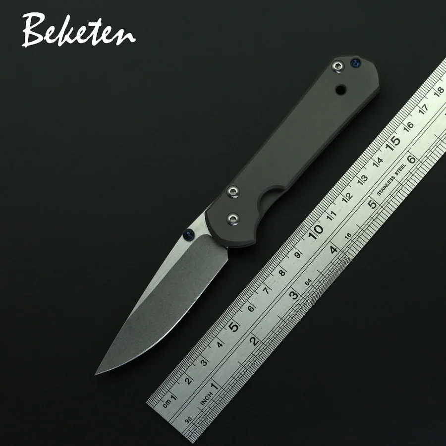 

Складной нож BEKETEN Sebenza 21, простой карманный клинок из титанового сплава, с рукояткой, для кемпинга, охоты, выживания, фруктов