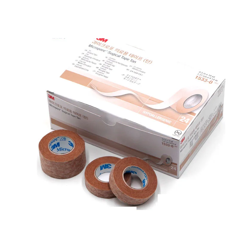 Корейская медицинская бумажная лента 3 м красивая для подтяжки век шрамов