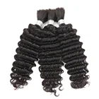 Крупные волнистые человеческие волосы для плетения, бразильские волосы без переплетения, 3 пряди, натуральные волосы для наращивания, # черный #2 #4 коричневый