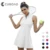 Женское теннисное платье GUGOAO, черное Спортивное платье без рукавов, короткое платье для тренировок, бега, фитнеса, женское платье для гольфа и бадминтона, костюм - изображение