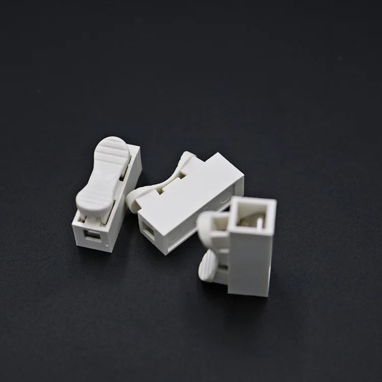 10 шт./CH-2P быстроразъемный клеммный разъем без винта двухпозиционный терминал 3P4P12P