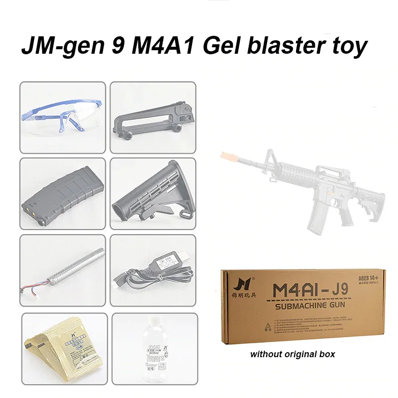 Jinming Gen9 M4A1 Электрический гелевый шар бластер водяной пулемет маг-фed игрушка для