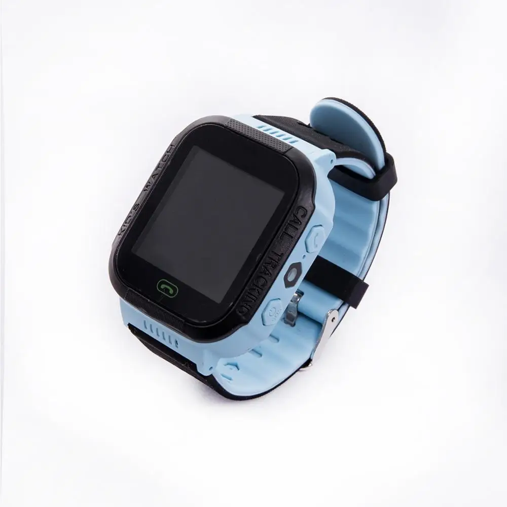 Black blue Детские Смарт-часы LBS Позиционирование трекер не gps SOS Вызов безопасный анти-потеря монитор сенсорный экран телефон часы прекрасный подарок - Цвет: Black blue
