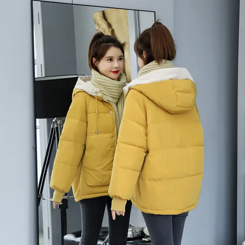 

New 2020 winter warm coat Women overcoat padded short female Slim Parker jackets women's Down jacket cotton coats clothing