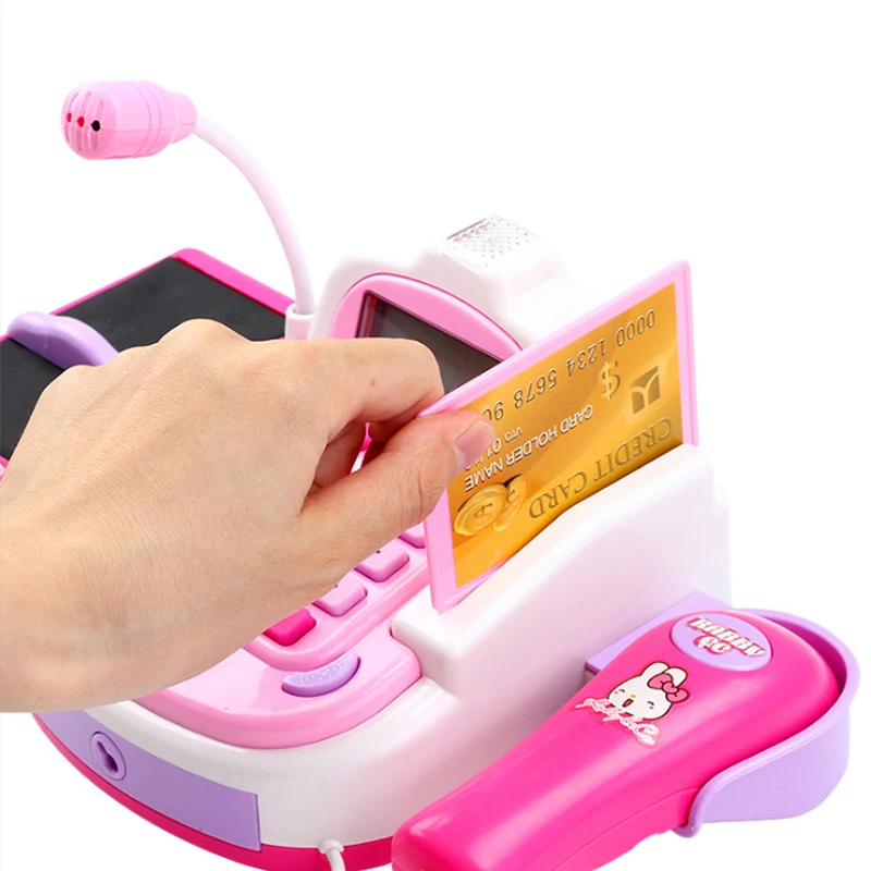 Имитация супермаркета кассовая приставка игра кассовый аппарат набор дети