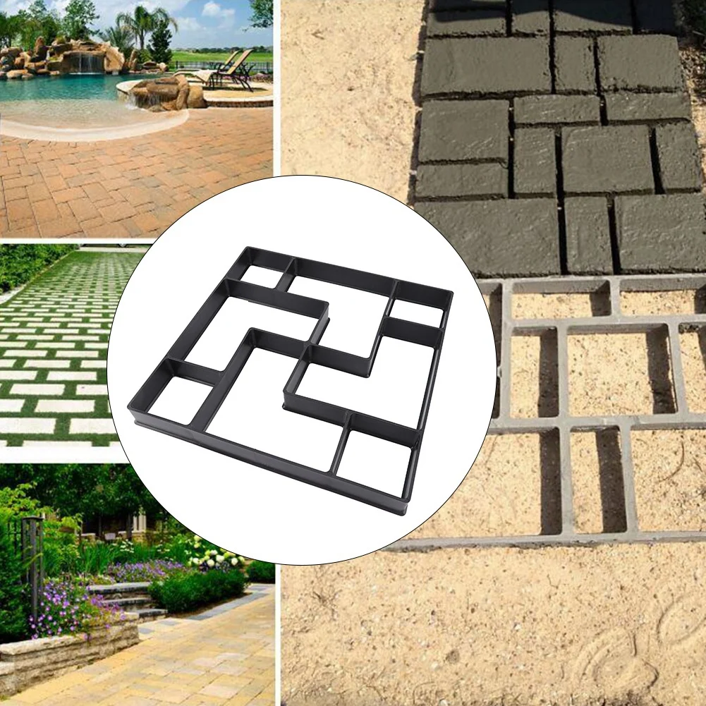 1 стиль многоразовый бетонный путь производитель форм шаговый камень