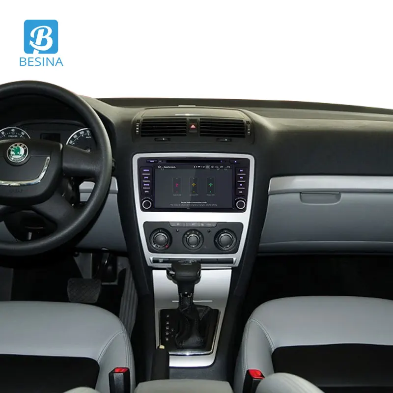 Автомобильный DVD плеер Besina автомагнитола 2Din для Skoda Octavia Fabia Rapid Yeti Superb VW Seat GPS