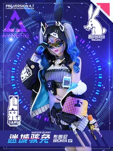 Аниме Honkai Impact 3rd Броня зайчик хаксон Банни боевой костюм для вечеринки косплей костюм для женщин Хэллоуин Бесплатная доставка 2021