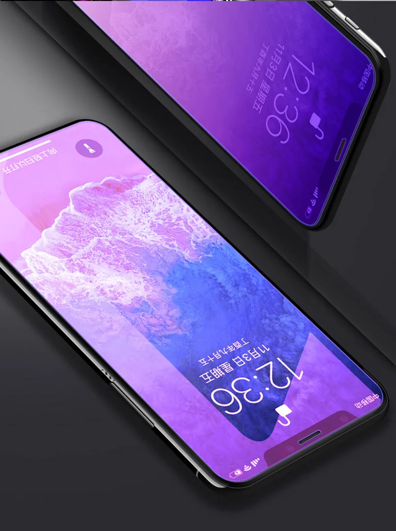 Защитное закаленное стекло с защитой от синего излучения для Iphone 11 Pro Xs Max X Xr Iphone 7 8 6s 6 Plus 5 5S Se