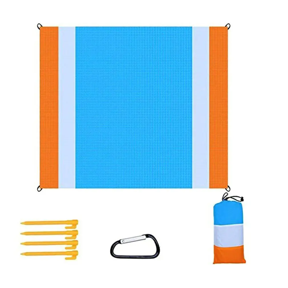 

2M*2.1M Waterproof Beach Blanket Outdoor Portable Picnic Mat Camping Ground Mat Mattress Camping Camping Bed Sleeping Pad