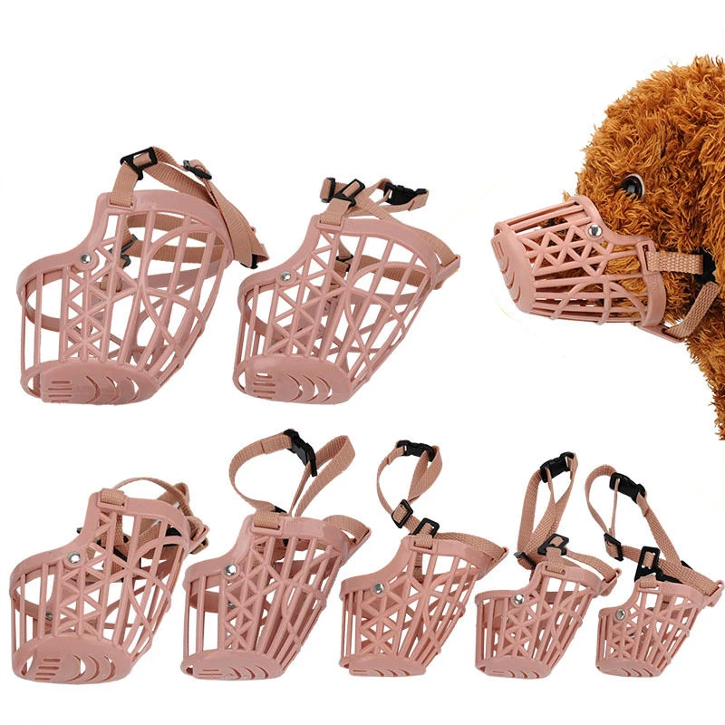 

Dog Muzzles Pet Soft Barking Plastic Mouth Mask Anti Bark Bite Muzzle for Small Medium Dog Pet Supplies Accessories